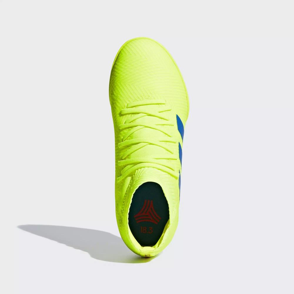 Adidas Nemeziz Tango 18.3 Turf Tenis De Futbol Amarillos Para Niño (MX-59399)